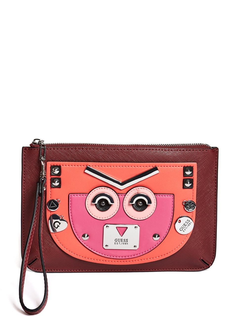Guess Mini Clutch Bag Multi Color Handbag for Women - Stylish & Versatile
