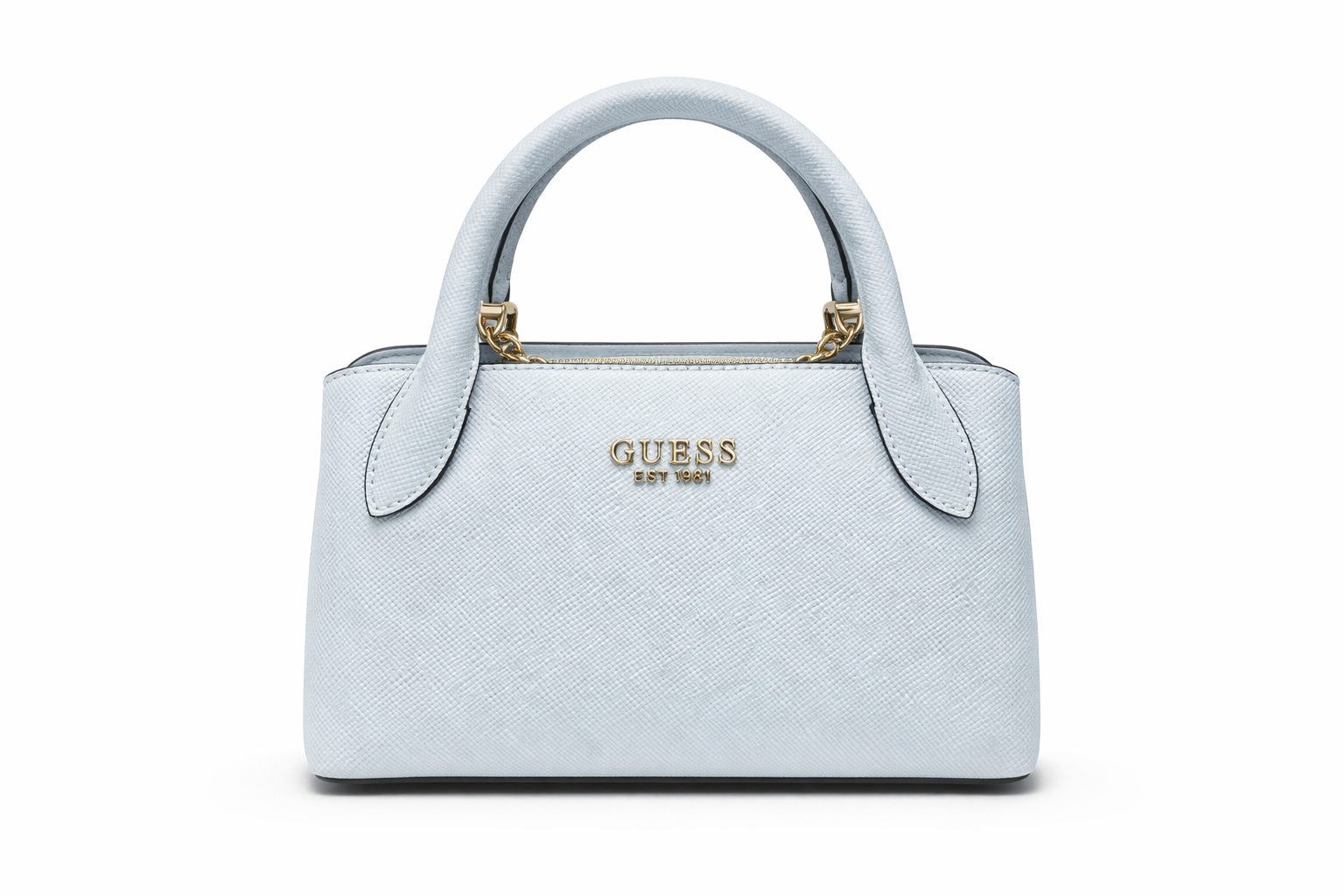 GUESS Fedana Satchel, Powder Blue Women's Handbag