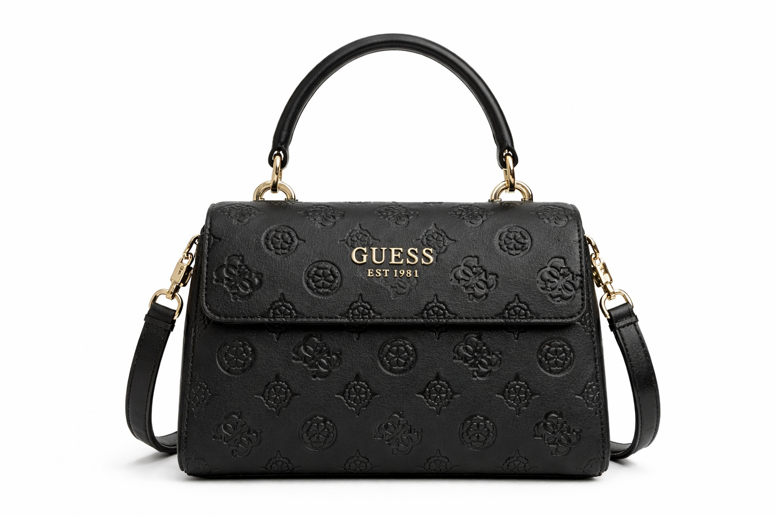 GUESS Phoebe Mini Crossbody Bag, Black Women's Handbag