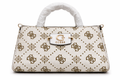 GUESS Neda Convertible Crossbody Flap, Off White Logo Women's Handbag