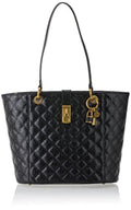 GUESS Noelle Small Elite Tote Bag Black - Stylish Compact Handbag for Everyday Use