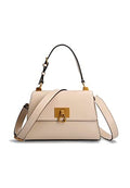 GUESS Women's Beige Stephi Shoulder Bag - Stylish Handbag, Size: Medium