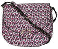 Guess Lexxi Bordeaux Saddle Bag GC648419 Crossbody Handbag Size J