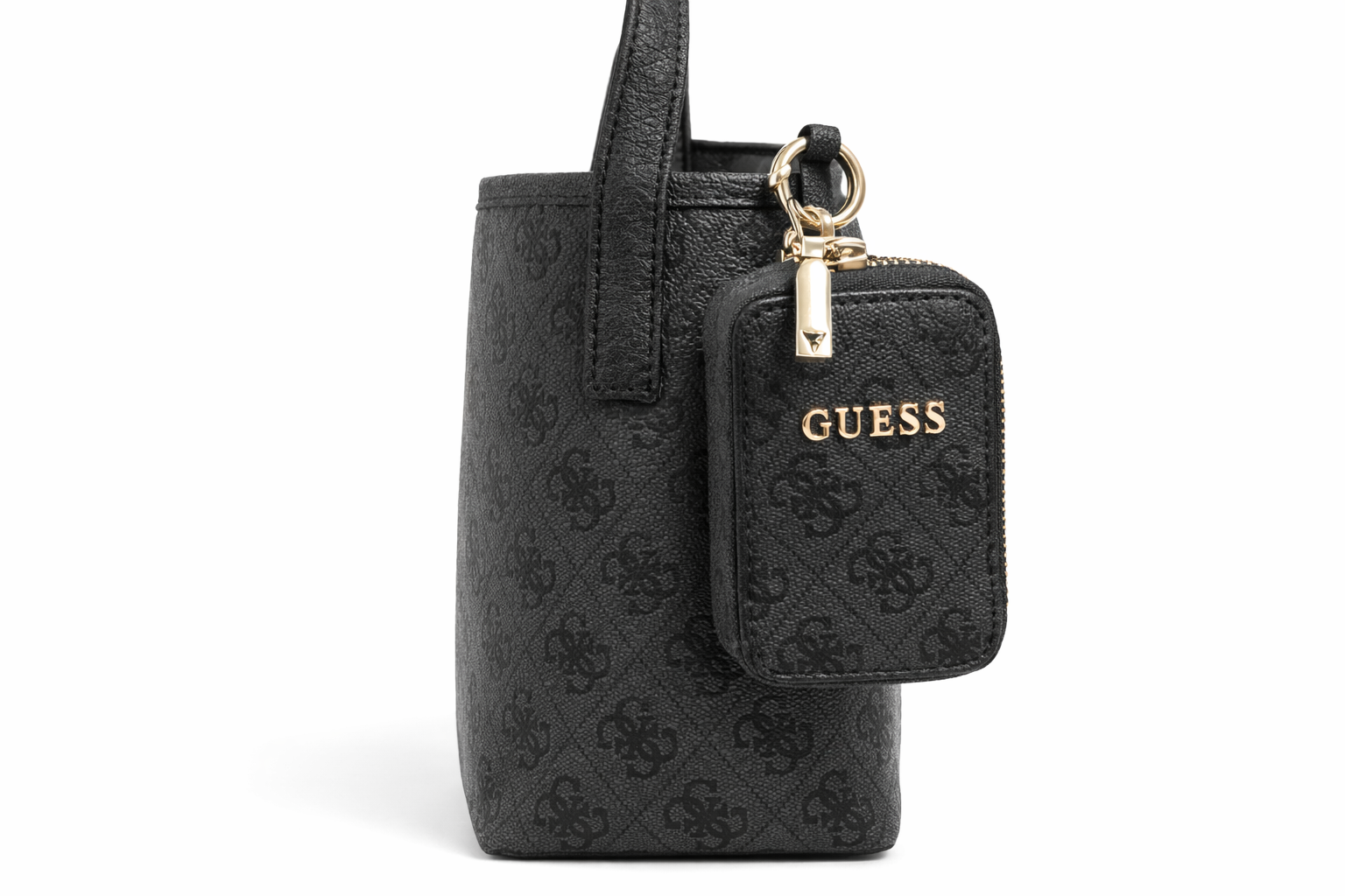 GUESS Latona Mini Tote, Coal Women's Handbag
