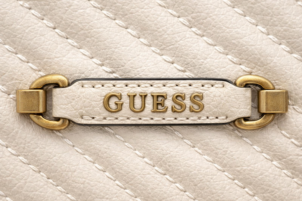 GUESS Sela Mini Crossbody Hobo, Bone Women's Handbag