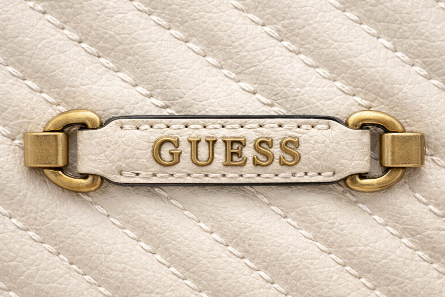 GUESS Sela Mini Crossbody Hobo, Bone Women's Handbag