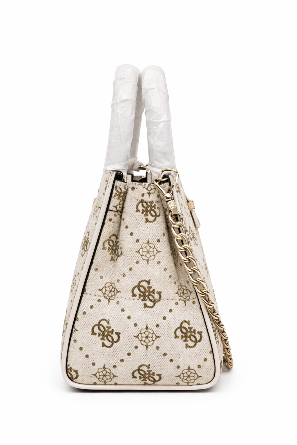 GUESS Neda Convertible Crossbody Flap, Off White Logo Women's Handbag