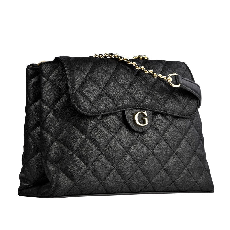 Guess Black Shoulder Bag - Stylish Black Everyday Bag