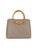 GUESS Izzy Beige Handbag - Stylish Tote for Everyday Use and Special Occasions