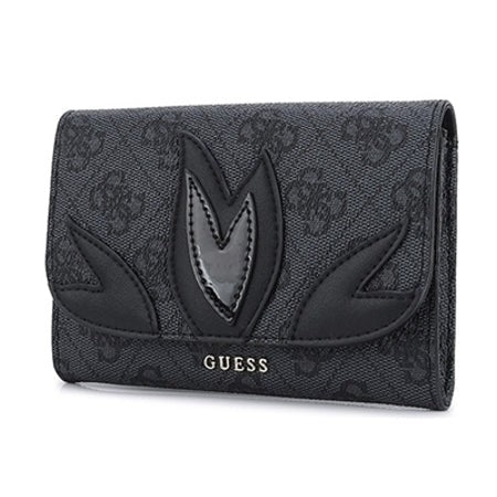 Guess Hb Jaden Slg Double Date Handbag Black - Stylish Tote Bag