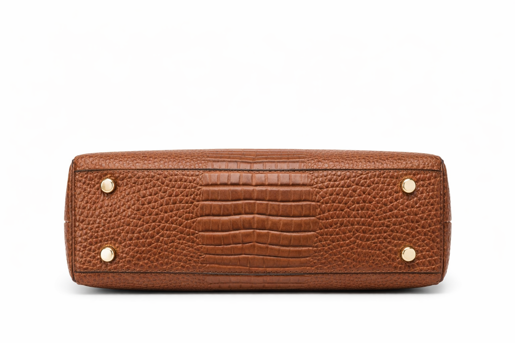 GUESS Silvye Luxury Satchel, Cognac Women's Handbag