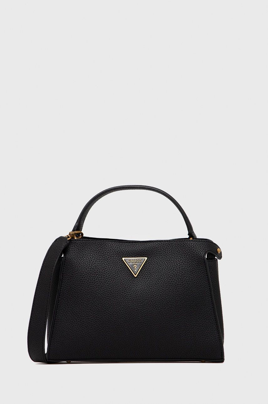 GUESS Downtown Chic Turnlock Satchel Handbag