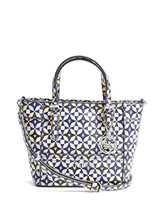 GUESS Factory Delaney Geo-Print Mini Tote Bag, Multiple Colors, Stylish Design