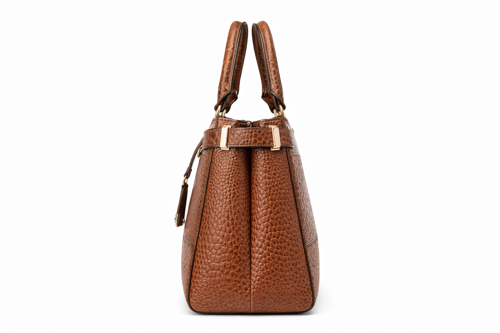 GUESS Silvye Luxury Satchel, Cognac Women's Handbag