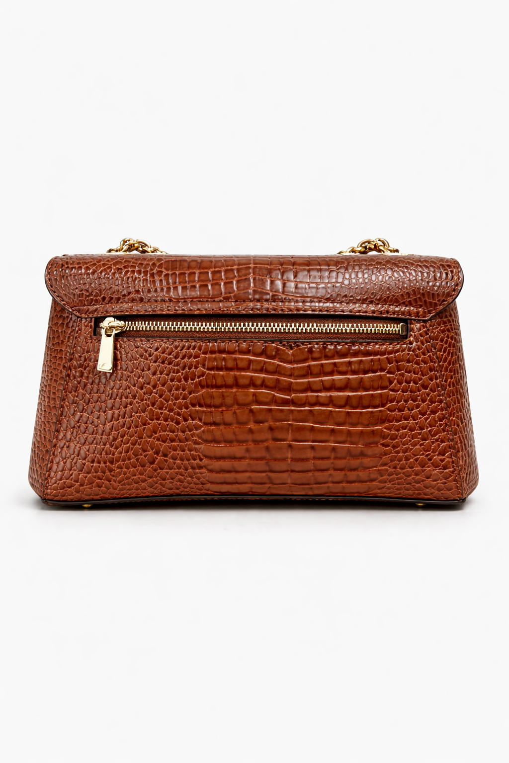 GUESS Silvye Convertible Crossbody Flap, Cognac Women's Handbag