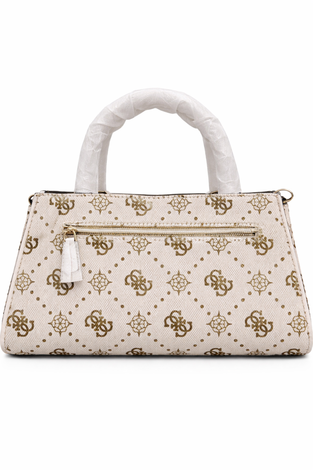 GUESS Neda Convertible Crossbody Flap, Off White Logo Women's Handbag