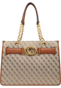 Guess Aviana Tote Bag for Women, Brown, One Size, Stylish and Versatile