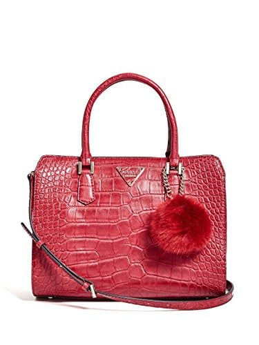 GUESS Rhoda Crocodile-Embossed Satchel Handbag