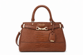 GUESS Silvye Luxury Satchel, Cognac Women's Handbag