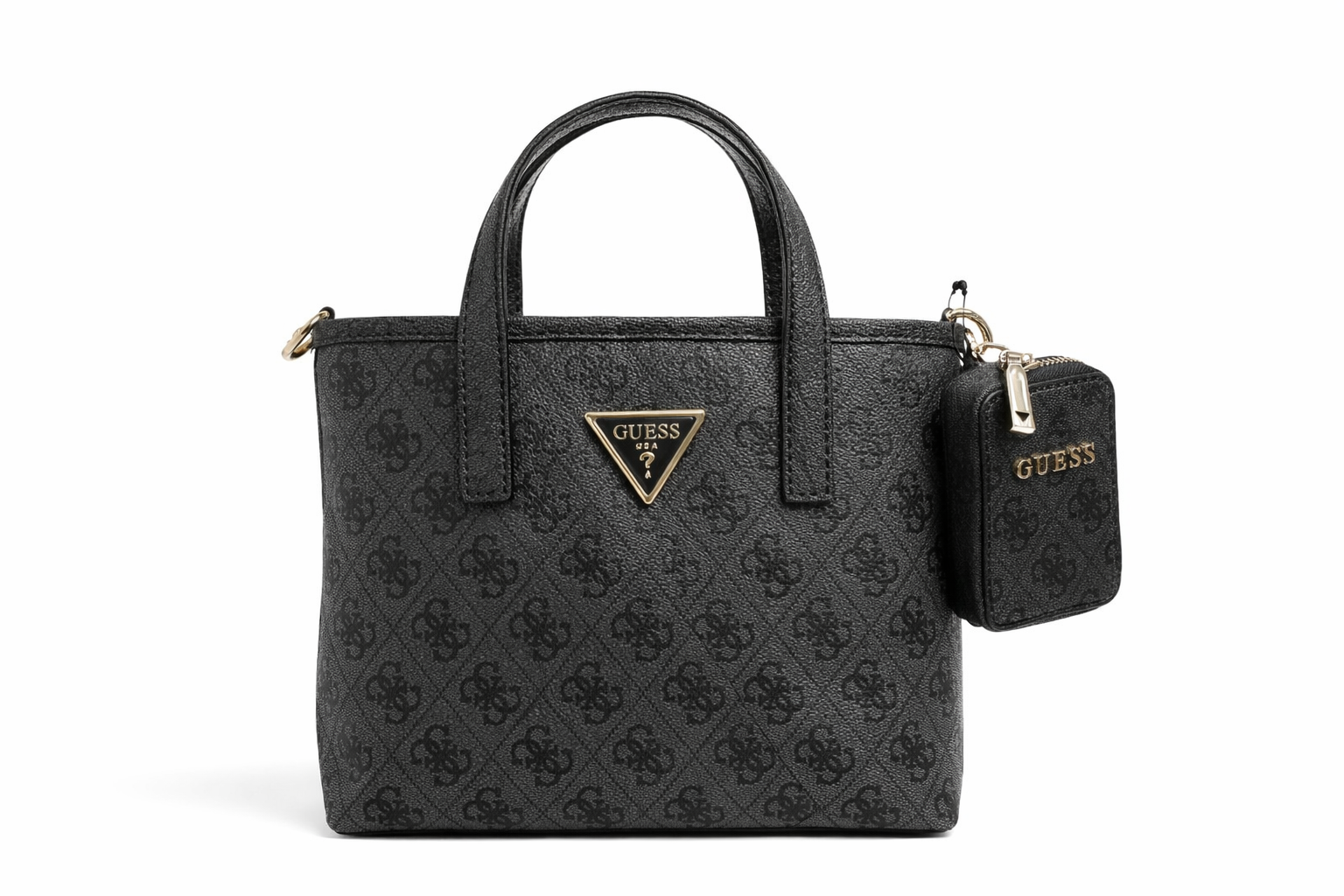 GUESS Latona Mini Tote, Coal Women's Handbag
